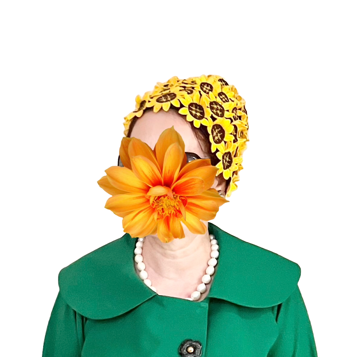 PRE-ORDER NEW: Sunflower turban hat!