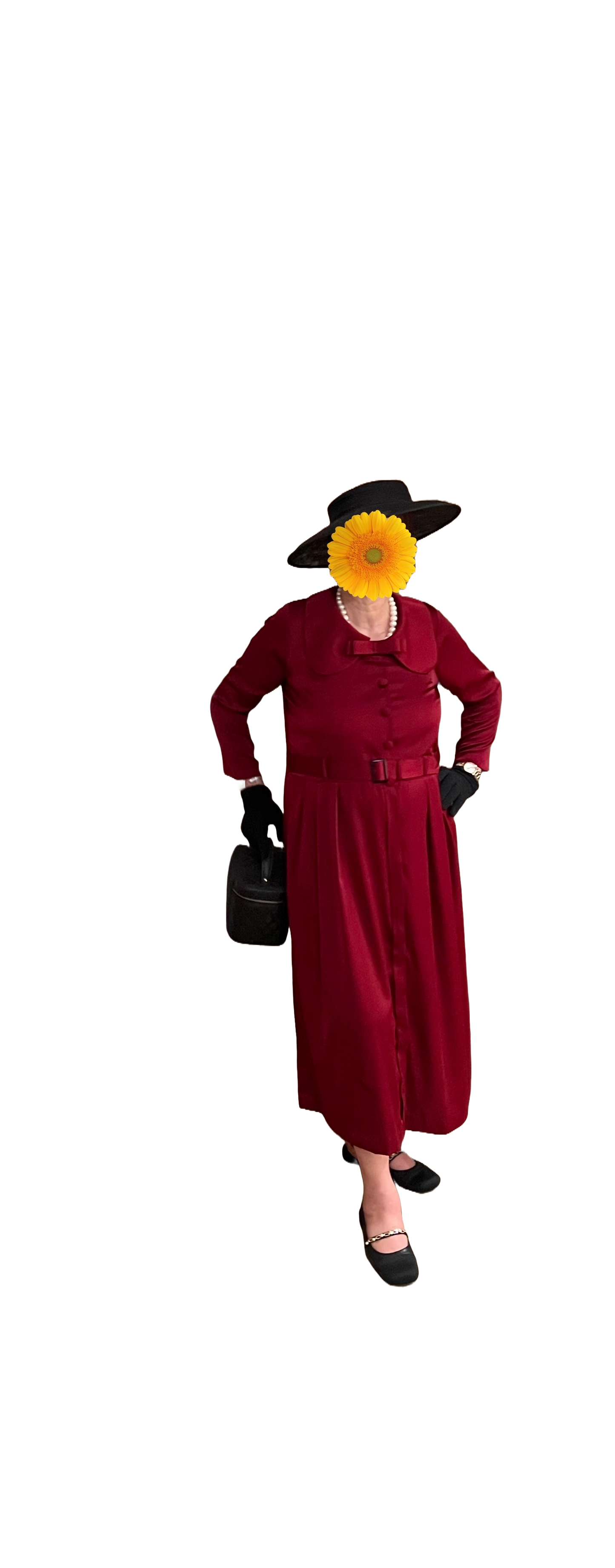 PRE-ORDER NEW: Burgundy satin dress!