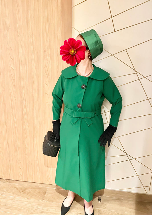 PRE-ORDER NEW: Fresh green dress coat!