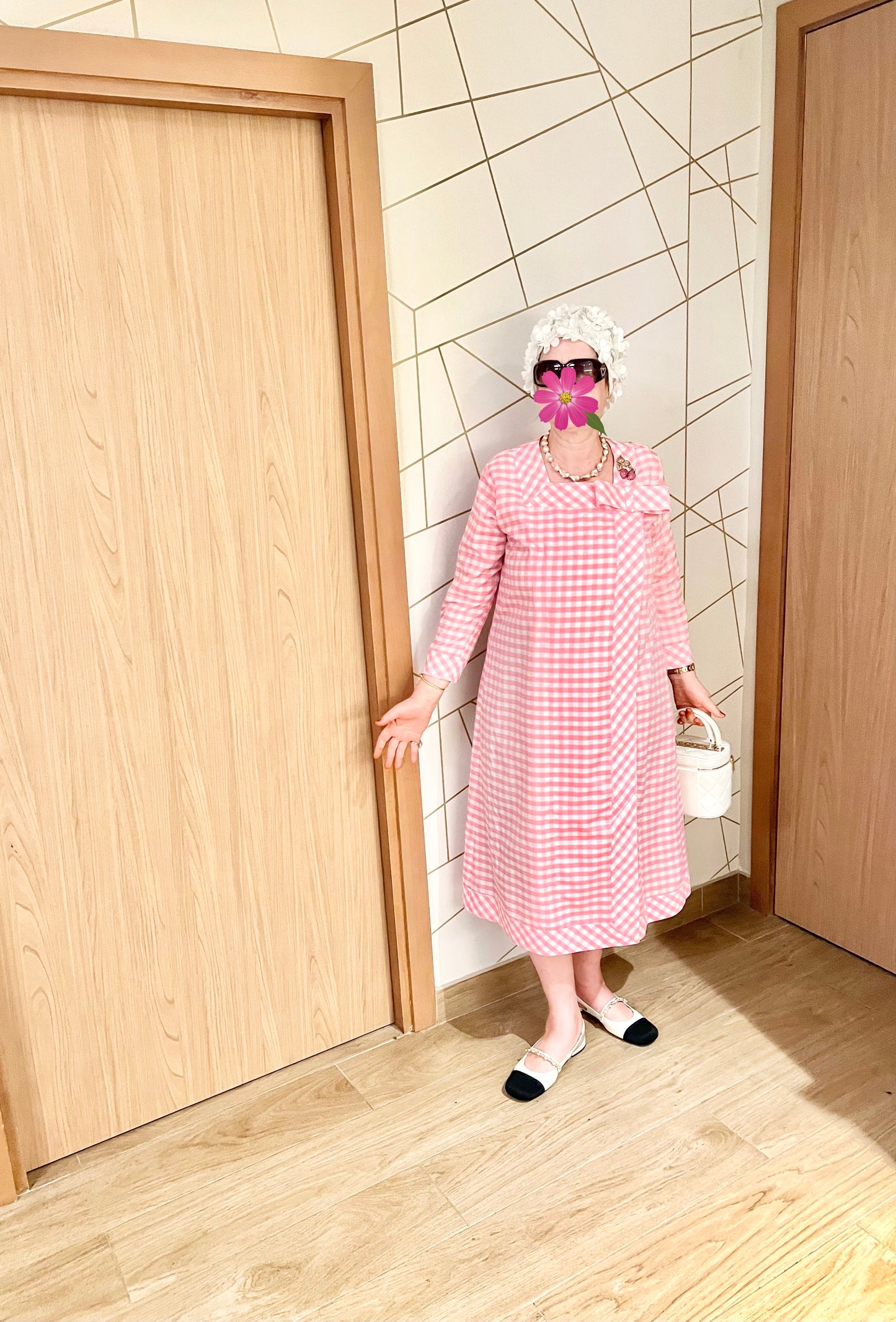 PRE-ORDER NEW: Pretty in pink gingham dress coat!