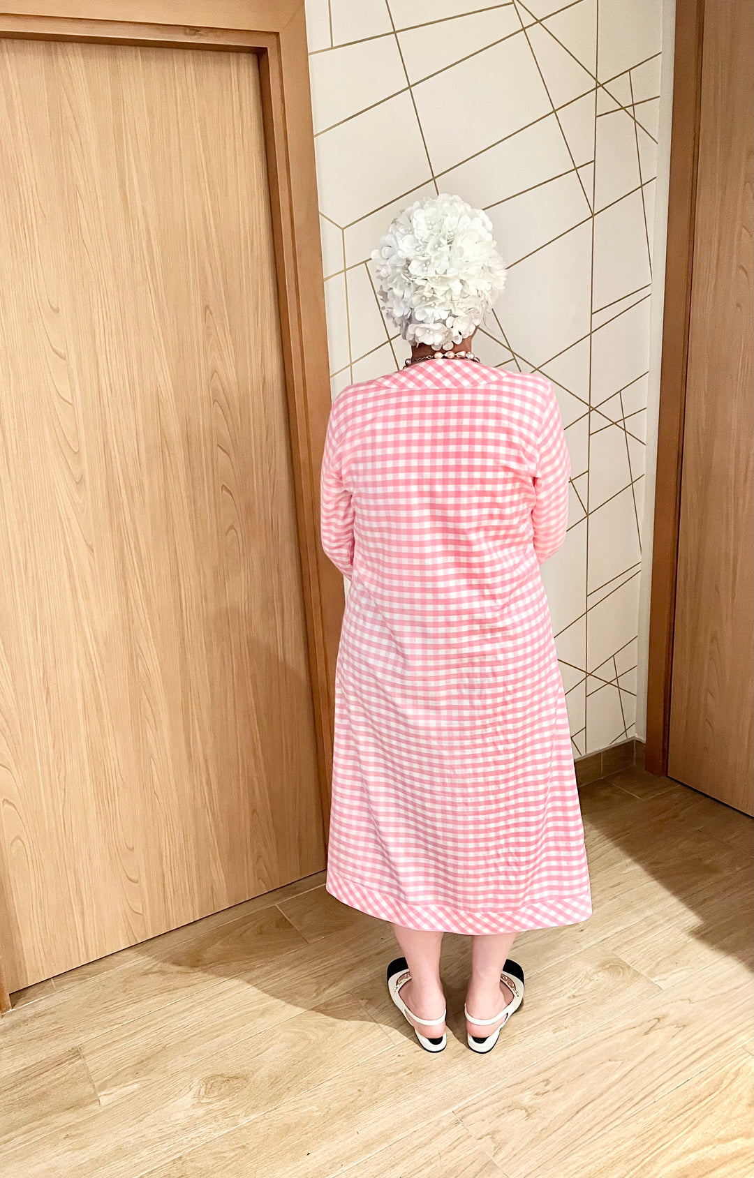 PRE-ORDER NEW: Pretty in pink gingham dress coat!